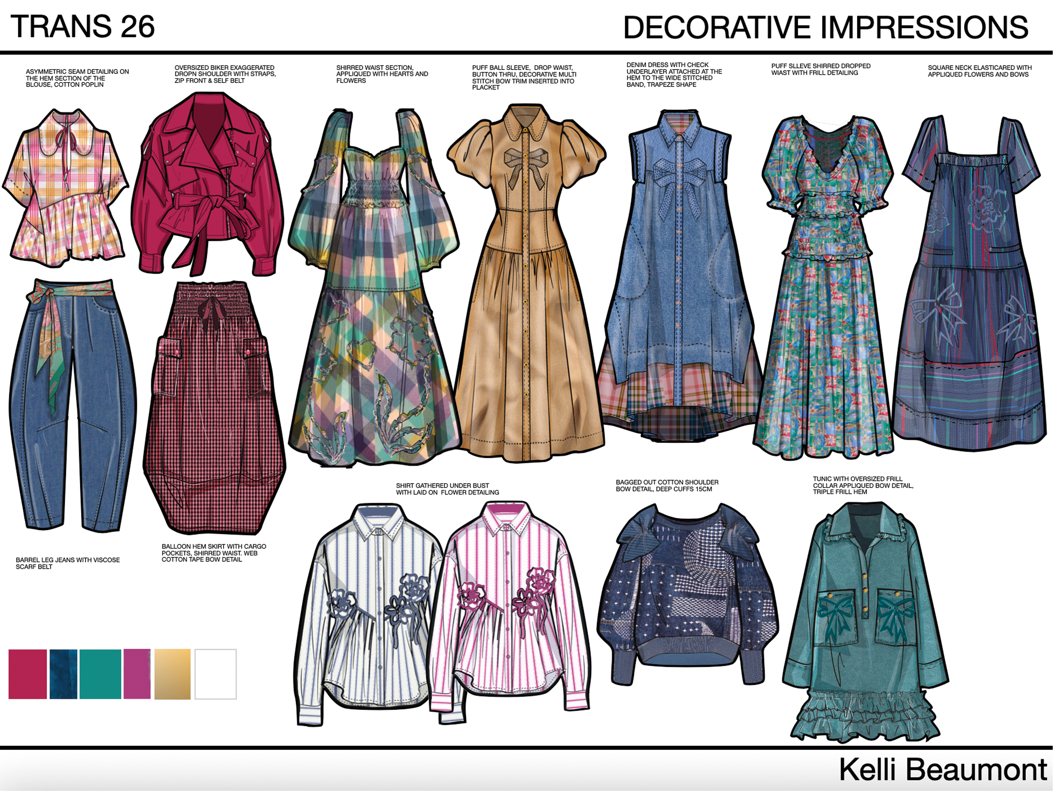 Decorative Impressions fashion design - piece 2