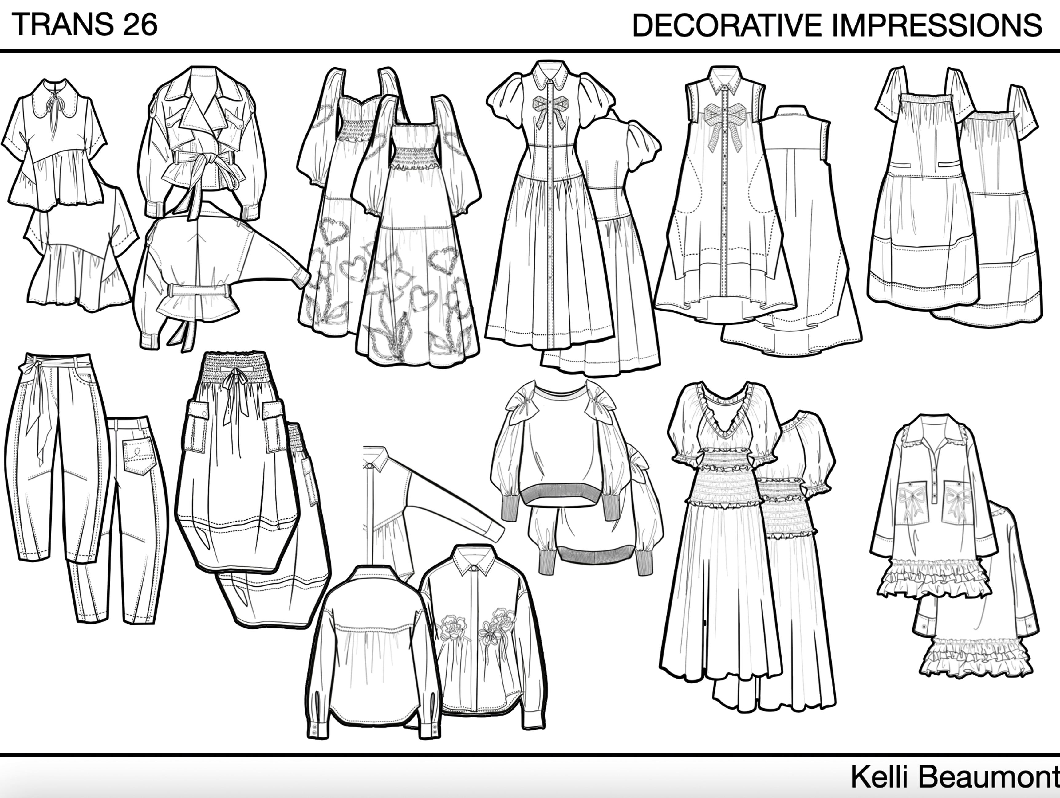 Decorative Impressions fashion design - piece 4