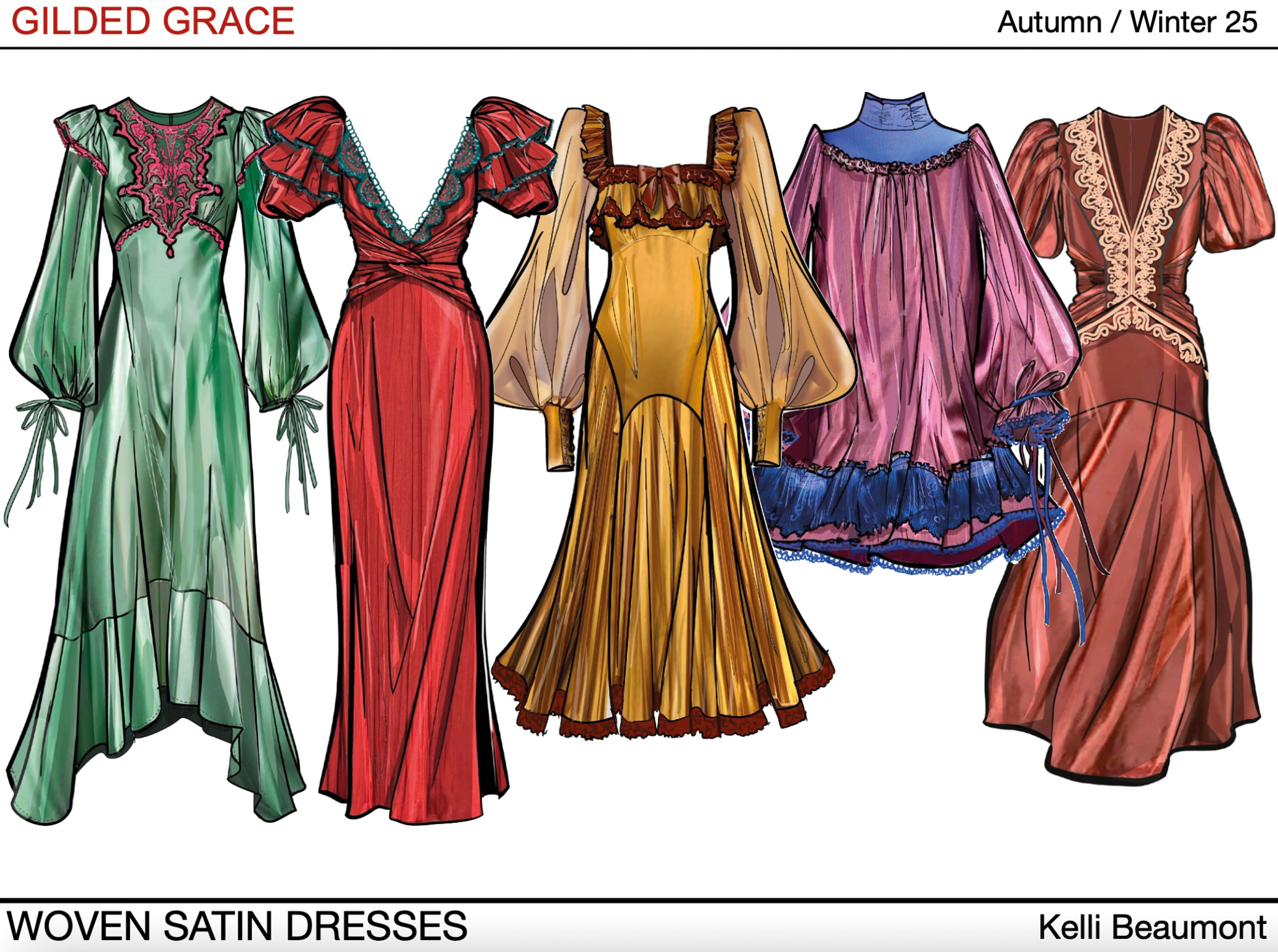 Gilded Grace fashion design - piece 2