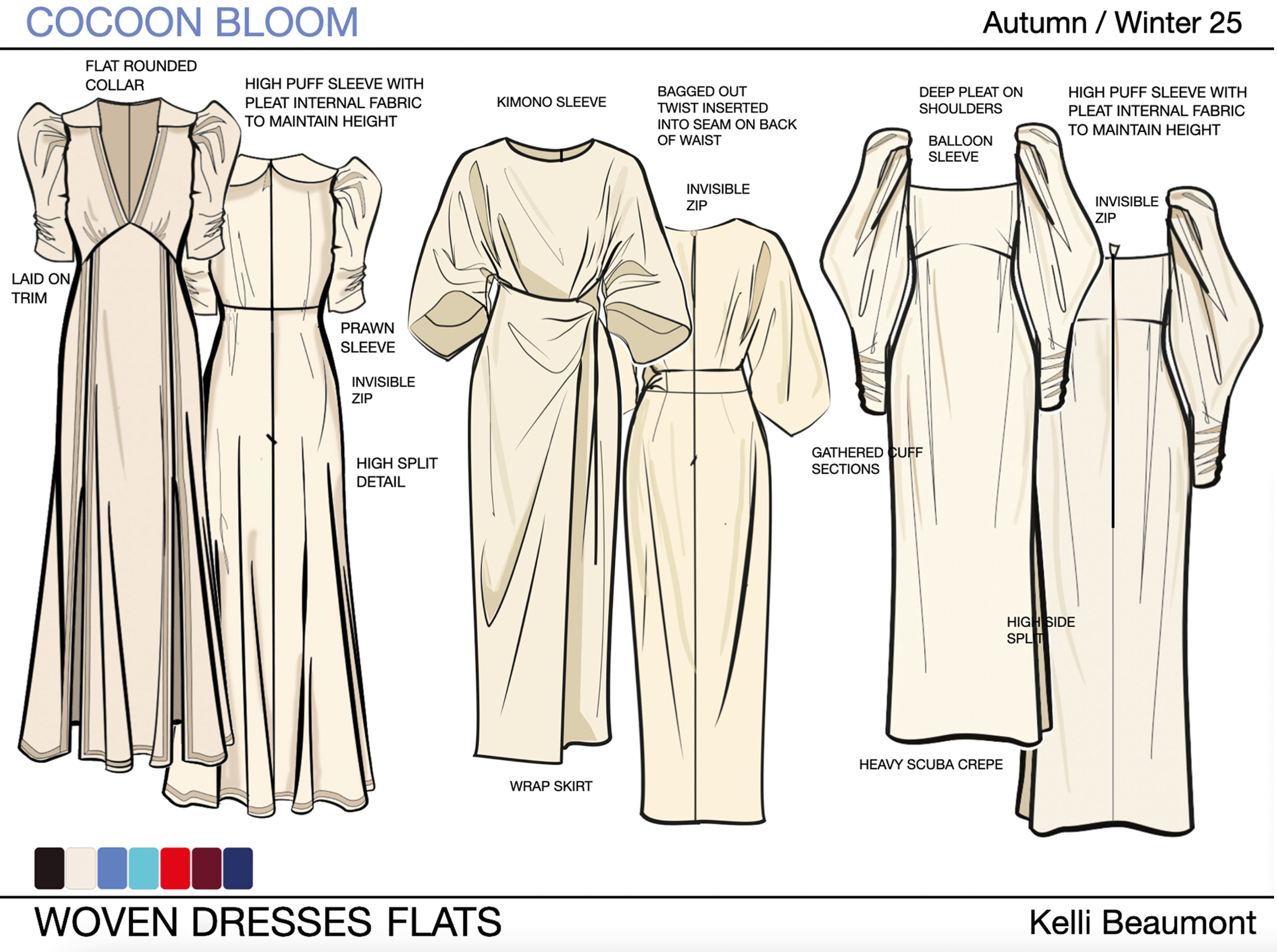 Cocoon Bloom fashion design - piece 3