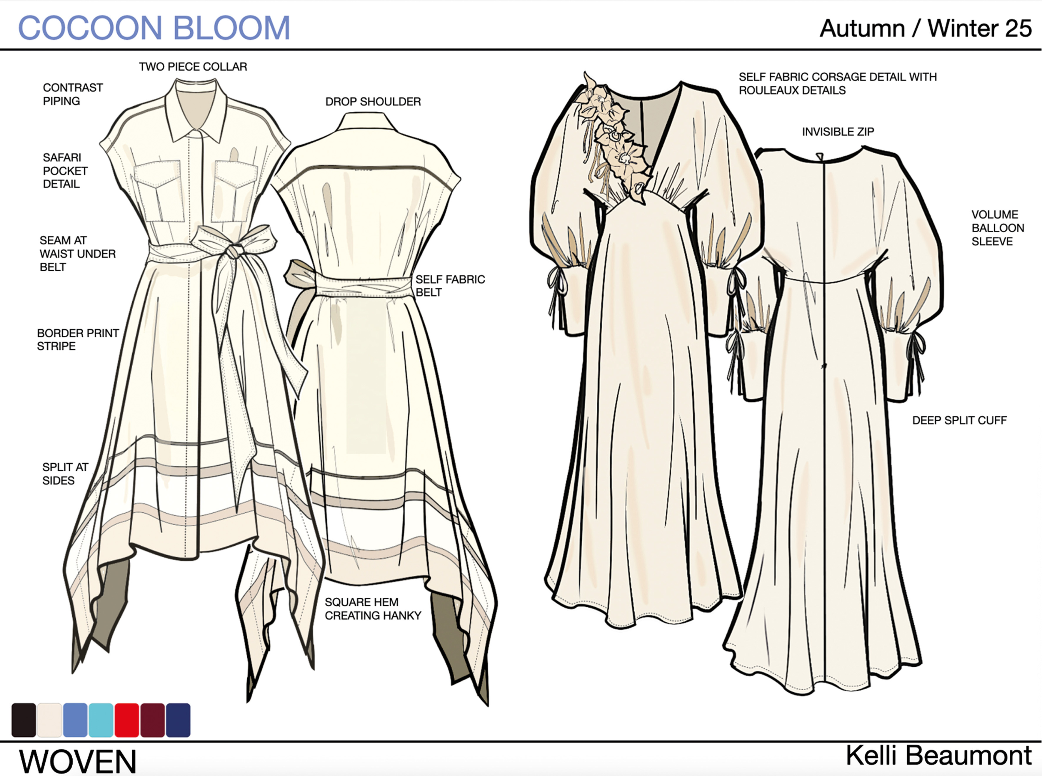 Cocoon Bloom fashion design - piece 4